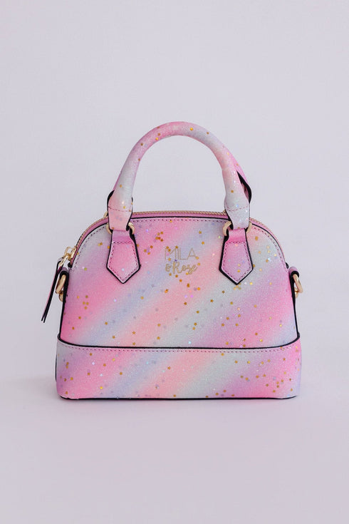 princess-glitter-girls-crossbody-purse Mila &  Rose - Sophia's Style-Princess Glitter Girl's Crossbody Purse-Default Title--1